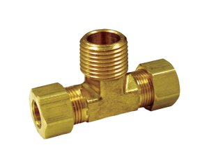 3/8 in. Compression x 1/4 in. Dia. Compression Brass Reducin