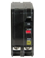 125A QO Double Pole Circuit Breaker - Back Ordered
