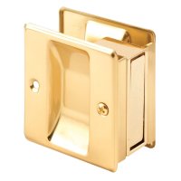 2.5 in. L Polished Gold Brass Combination Pull