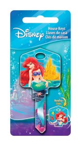 Disney Ariel And Friends House Key Blank 66/97 KW1/KW10