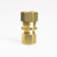 (image for)  5/8 in. Compression X 1/2 in. D Compression Yellow Brass Union