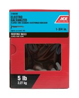 1-3/4 in. Roofing Electro-Galvanized Steel Nail Large 5 lb.