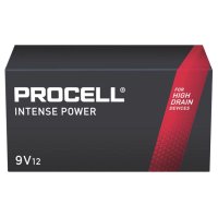 9-Volt Procell Intense Batteries 12 pk