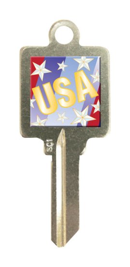 USA Star House/Office Key Blank SC1 - KL0 Single sided For