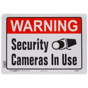 (image for) Security Camera Sign 10 in. x 14 in.