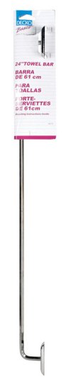 (image for) Diamond Chrome Silver Towel Bar 24 in. L Steel