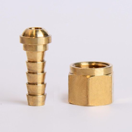 (image for)  Brass 1/4 in. D X 1/4 in. D Adapter 1 pk