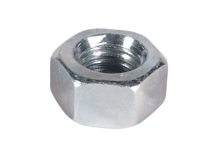 7/16 in. Zinc-Plated Steel USS Hex Nut 50 pk