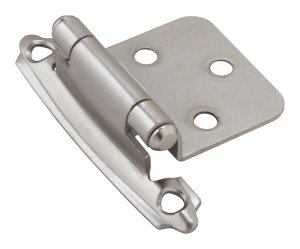 1-13/16 in. W x 2-3/4 in. L Satin Nickel Steel Self-Clos