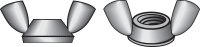 1/4 in. Zinc-Plated Steel SAE Wing Nut 100 pk