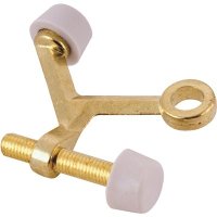 Polished Brass Hinge Pin Door Stop (10-Pack)