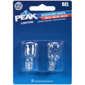 Peak Incandescent Indicator Miniature Automotive Bulb 921