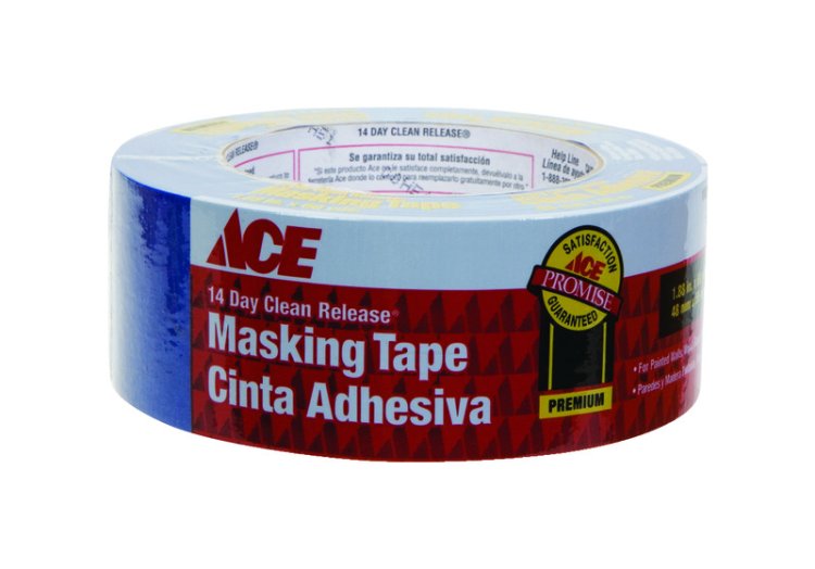 1.88 in. W x 60 yd. L Blue Medium Strength Painter's Tape 1