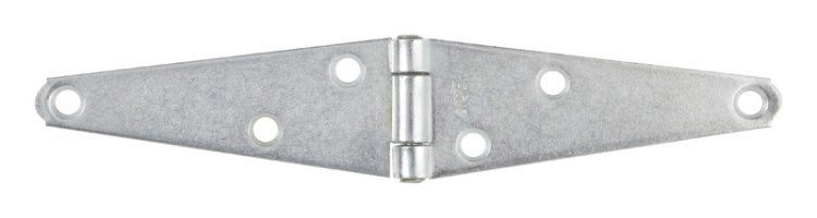 4 in. L Zinc-Plated Heavy Duty Strap Hinge 1 pk