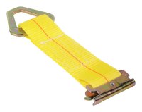 2 in. W x 7 in. L Yellow E-Track Tie-Off 2000 lb. 1 pk