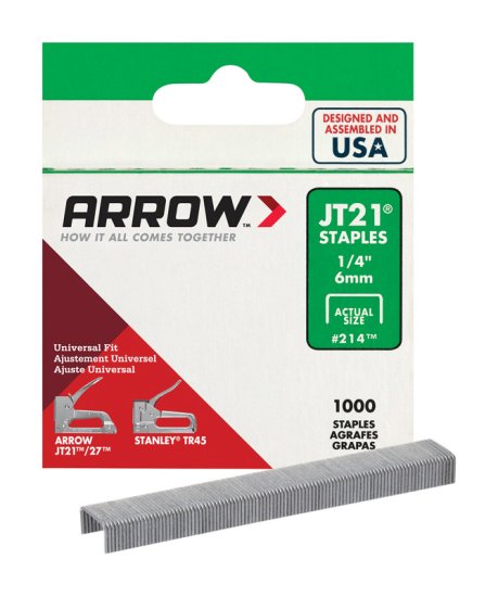 JT21 7/16 in. W x 1/4 in. L 23 Ga. Wide Crown Lig