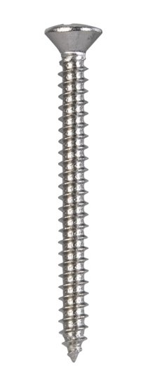 No. 6 x 1-1/2 in. L Phillips Oval Head Stainless Steel S