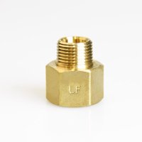 (image for)  1/2 in. FPT X 3/8 in. D MPT Brass Reducing Coupling