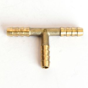 (image for)  Brass 1/4 in. D X 1/4 in. D Tee Connector 1 pk