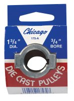 1 3/4 in. Dia. Zinc Single V Grooved Pulley