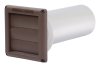 (image for) 6 in. L X 4 in. D Brown Plastic Vent Dryer Hood