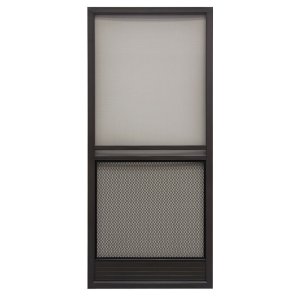 Precision 79-3/4 in. H X 35-1/4 in. W Capri Bronze Steel Screen