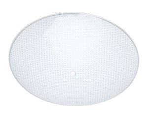 Round White Glass Fan/Fixture Shade 1 pk