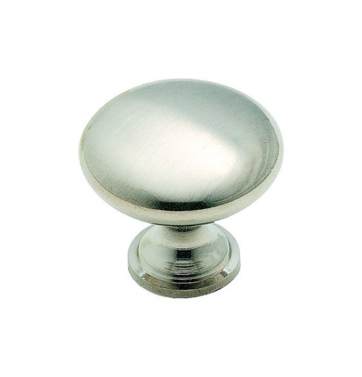 Round Cabinet Knob 1-3/16 in. Dia. 1-1/8 in. Bru