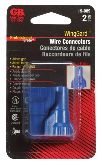 WingGard 14-6 Ga. Copper Wire Wire Connector Blue