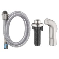 Metallic Brushed Nickel Faucet Sprayer with Hose for Oakbrook