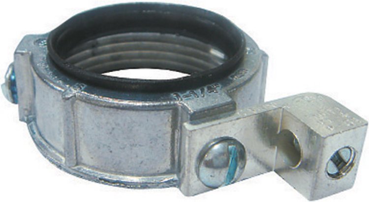 Electric ProConnex 1-1/2 in. Zinc Insulated Grounding Bush