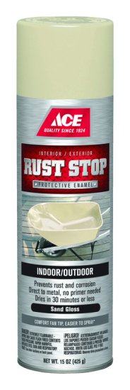 Rust Stop Gloss Sand Spray Paint 15 oz.