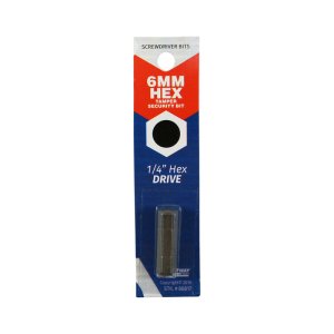 Best Way Tools Hex 6 mm X 1 in. L Tamper-Proof Security Bit Carb