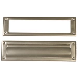 Satin Nickel Finish 11 x 2.3 in. Mail Slot