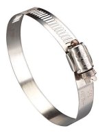 Hy Gear 5 in. to 7 in. SAE 104 Silver Hose Clamp Stainless