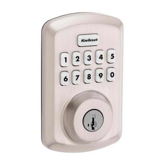 (image for) SmartCode Satin Nickel Zinc Electronic Deadbolt