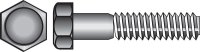 5/8 in. Dia. x 6-1/2 in. L Zinc Plated Steel Hex Bolt 25