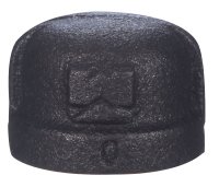 1 in. FPT Black Malleable Iron Cap