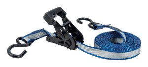 1 in. W x 14 ft. L Gray Tie Down Strap 500 lb. 1 pk