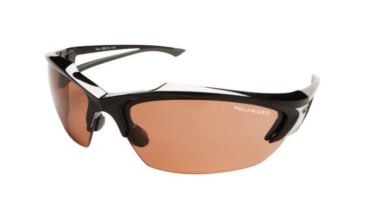 Khor Polarized Safety Glasses Copper Lens Black Fra