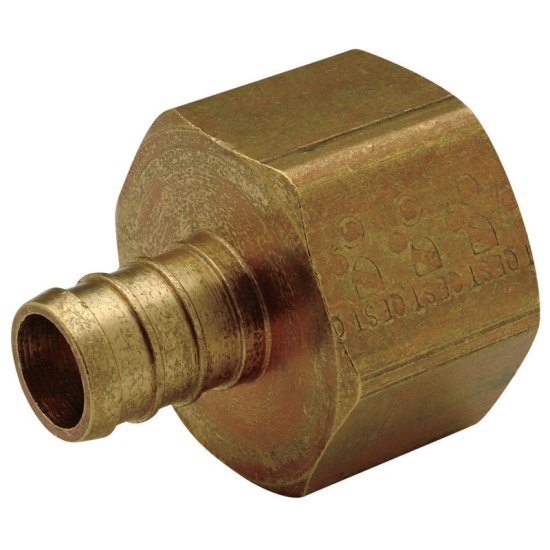 1/2 in. PEX x 1/2 in. Dia. FPT Brass Female Adapter