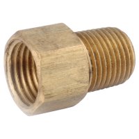 (image for)  3/16 in. Female Flare in. X 1/8 in. D MPT Brass Inverted Flare Adapter 1 in. L