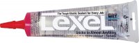 Lexel Clear Synthetic Rubber All Purpose Caulk 5 oz