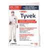 Tyvek Coverall with Hood and Boots White XXL 1 pk