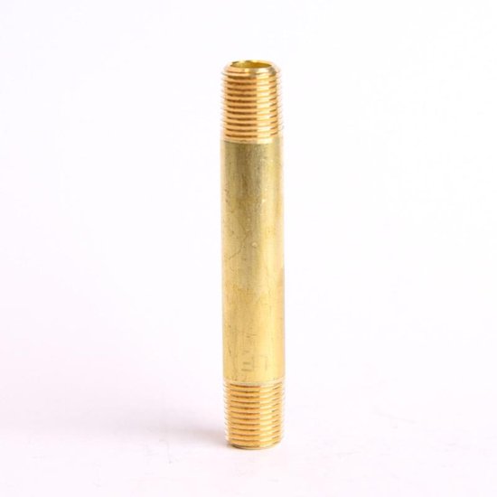 (image for)  1/8 in. MPT X 1/8 in. D MPT Yellow Brass Nipple 2-1/2 in. L