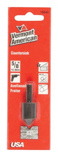 5/8 in. Dia. Tool Steel Countersink 1 pc.