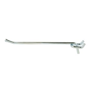 Zinc Plated Silver Steel 6 in. Peg Hooks 1 pk