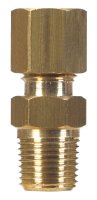 3/8 in. Compression x 3/8 in. Dia. Male Brass Connector