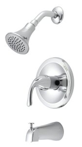 Coastal Single handle Tub and Shower 1-Handle Chrome Tu