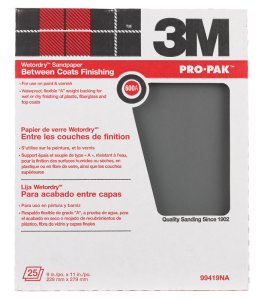 Pro-Pak 11 in. L x 9 in. W 600 Grit Silicon Carbide Sandpaper